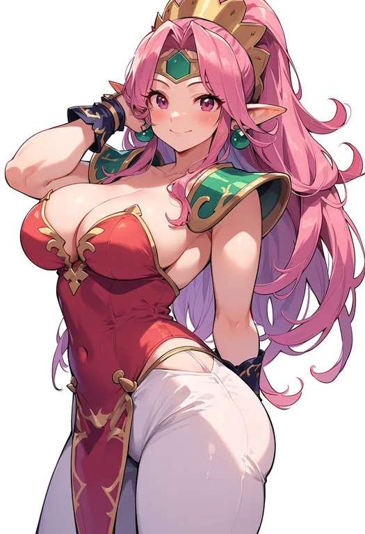 masterpiece, best quality, score_7, safe, seiken densetsu 1, solo, simple background — by k3scat, made with ComfyUI