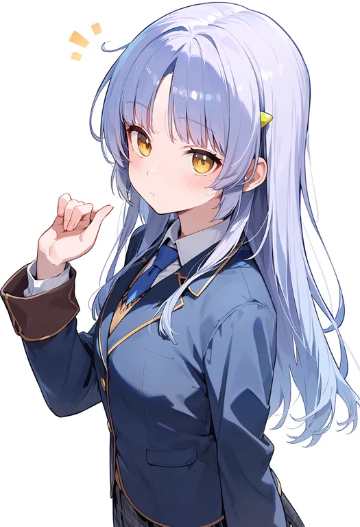 masterpiece, best quality, score_7, safe, tachibana kanade, solo, upper body, simple background — by k3scat, made with ComfyUI