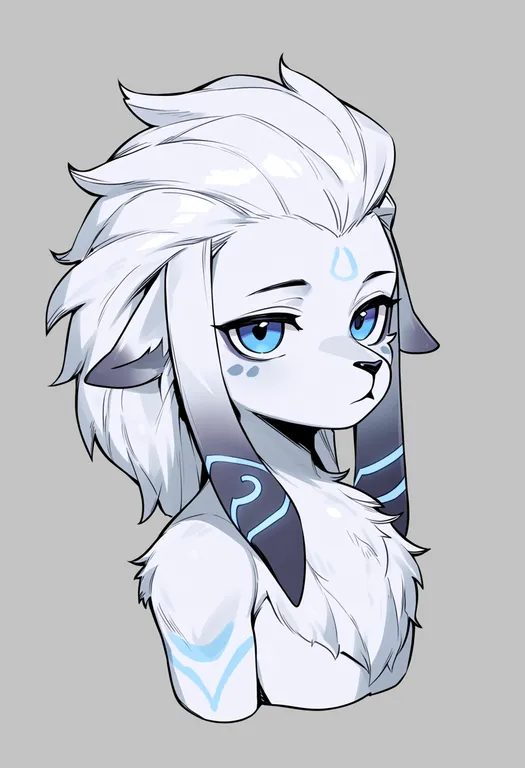 masterpiece, best quality, score_7, safe, lamb (league of legends), league of legends, solo, upper body… — by k3scat, made with ComfyUI