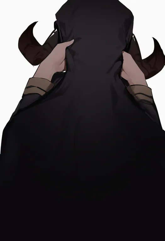 masterpiece, best quality, newest, absurdres, highres, safe, horn_grab, 1girl, solo, simple_background — by k3scat, made with ComfyUI