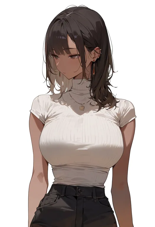 masterpiece, best quality, score_7, safe, ice cream stand, 1girl, solo, upper body, simple background — by k3scat, made with ComfyUI