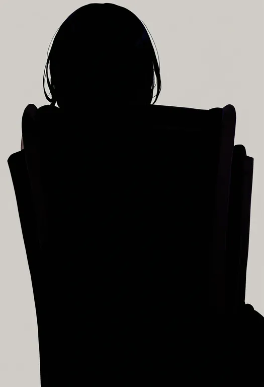 masterpiece, best quality, newest, absurdres, highres, safe, chair, 1girl, solo, simple_background — by k3scat, made with ComfyUI
