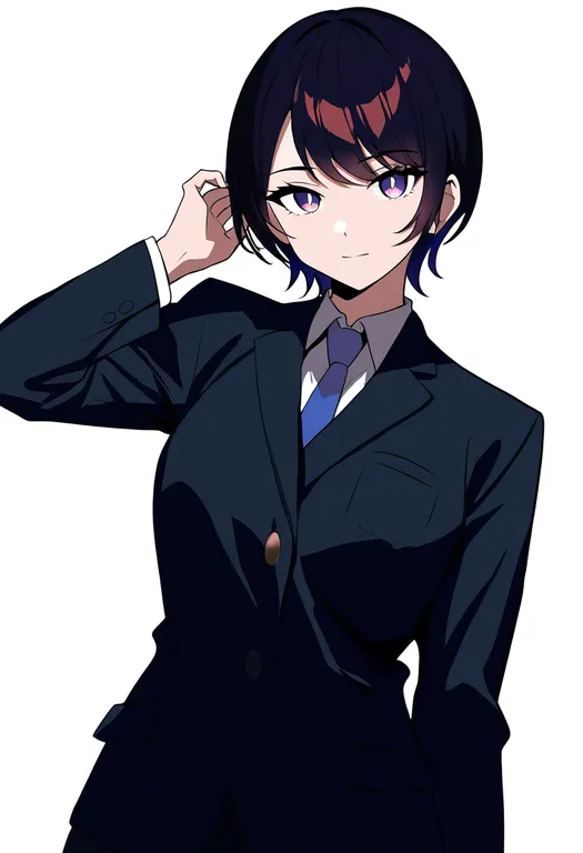 masterpiece, best quality, newest, absurdres, highres, safe, tv_tokyo, solo, simple_background — by k3scat, made with ComfyUI
