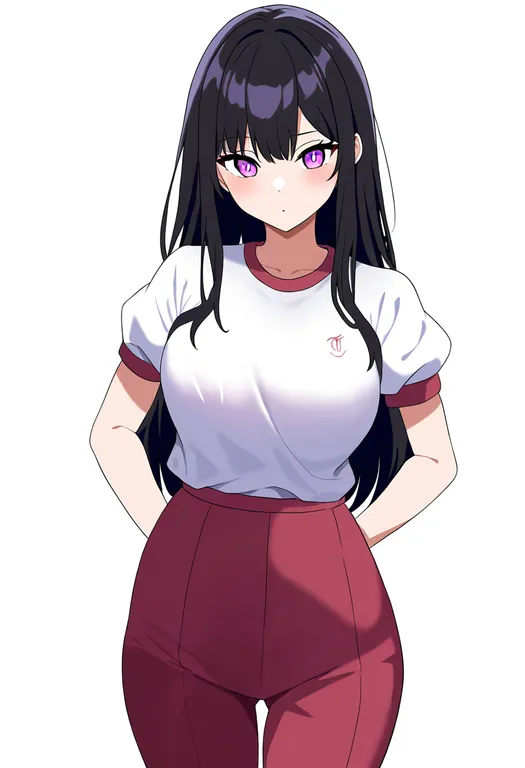 masterpiece, best quality, newest, absurdres, highres, safe, tracen_training_uniform, 1girl, solo, simple_background — by k3scat, made with ComfyUI