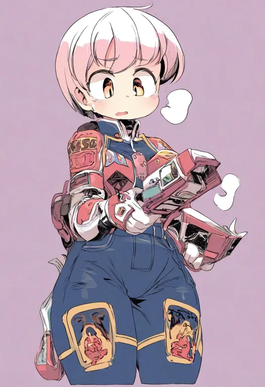 masterpiece, best quality, general, modern mogal, solo, simple background — by k3scat, made with ComfyUI
