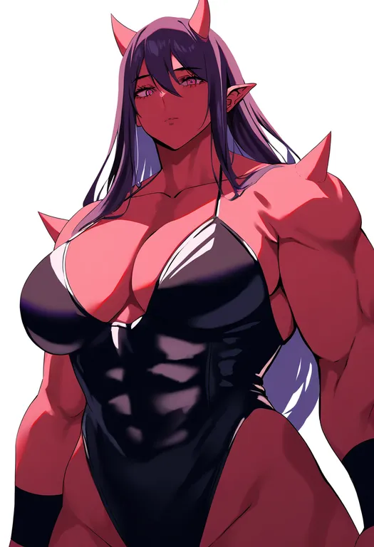 masterpiece, best quality, newest, absurdres, highres, safe, ogre_battle, solo, simple_background — by k3scat, made with ComfyUI