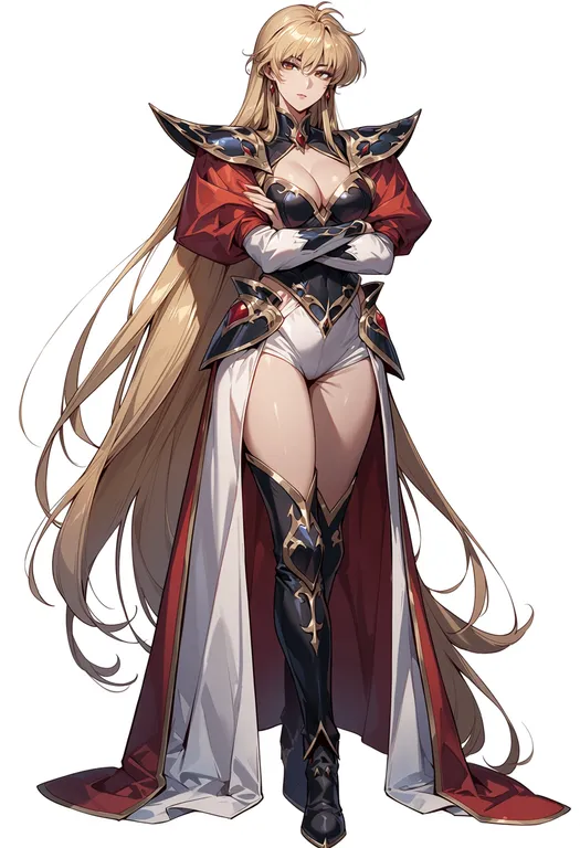 masterpiece, best quality, score_7, safe, langrisser iv, solo, simple background — by k3scat, made with ComfyUI