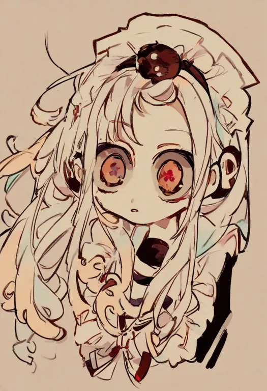 masterpiece, best quality, general, jibaku shounen hanako-kun, solo, simple background — by k3scat, made with ComfyUI