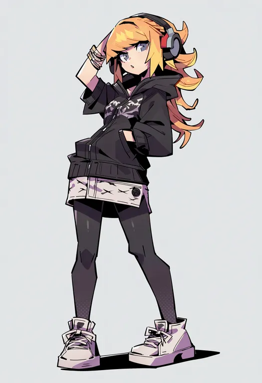 masterpiece, best quality, score_7, safe, subarashiki kono sekai, solo, simple background — by k3scat, made with ComfyUI
