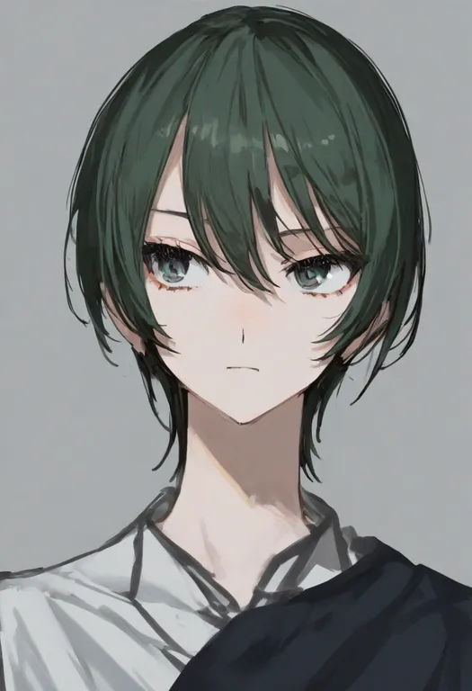 masterpiece, best quality, general, zen'in maki (post-shibuya), solo, upper body, simple background — by k3scat, made with ComfyUI