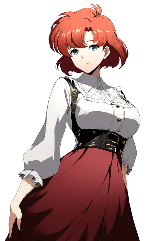 masterpiece, best quality, newest, absurdres, highres, safe, langrisser_iv, solo, simple_background — by k3scat, made with ComfyUI