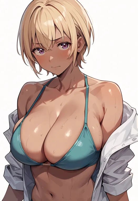 masterpiece, best quality, score_7, safe, amuro tooru, solo, upper body, simple background — by k3scat, made with ComfyUI