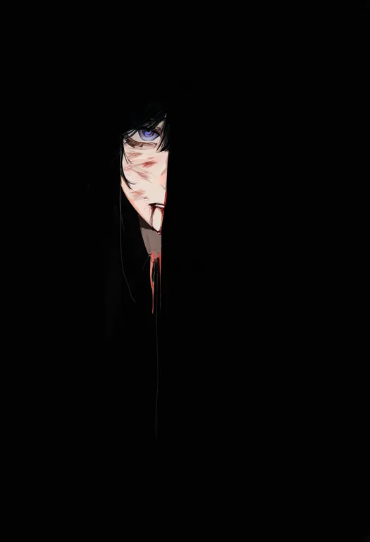 masterpiece, best quality, newest, absurdres, highres, safe, injury, 1girl, solo, simple_background — by k3scat, made with ComfyUI