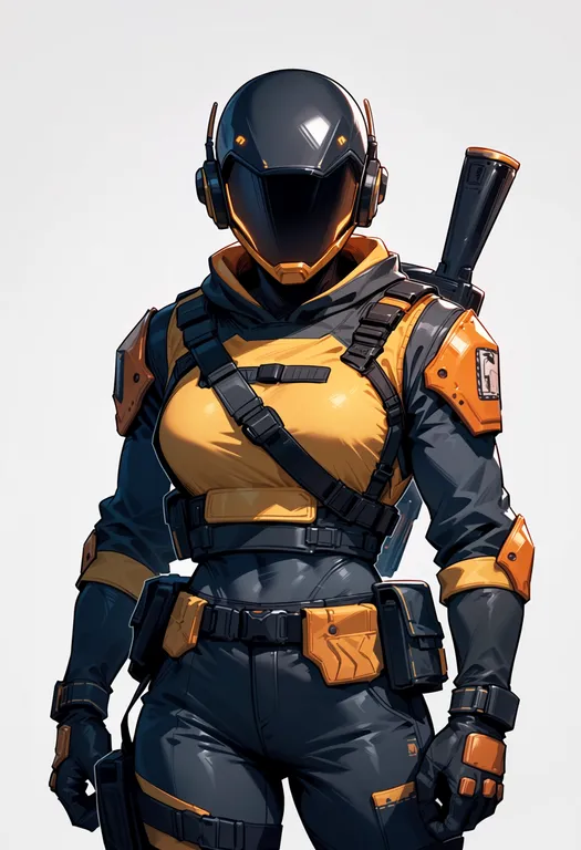 masterpiece, best quality, score_7, safe, fortnite, solo, simple background — by k3scat, made with ComfyUI