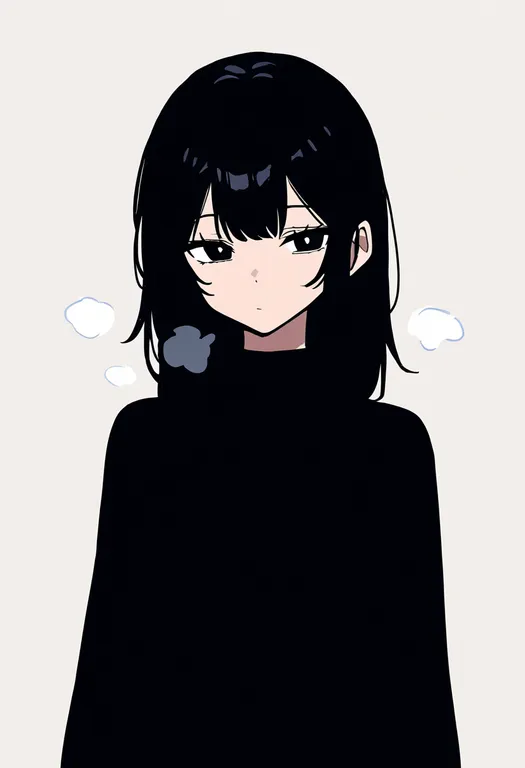 masterpiece, best quality, newest, absurdres, highres, safe, head_steam, 1girl, solo, simple_background — by k3scat, made with ComfyUI