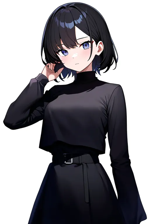 masterpiece, best quality, newest, absurdres, highres, safe, clothed_pokemon, 1girl, solo, simple_background — by k3scat, made with ComfyUI