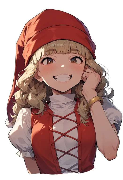 masterpiece, best quality, score_7, safe, veronica (dq11), solo, upper body, simple background — by k3scat, made with ComfyUI