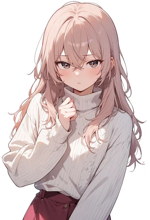 masterpiece, best quality, score_7, safe, inui sajuna, solo, upper body, simple background — by k3scat, made with ComfyUI