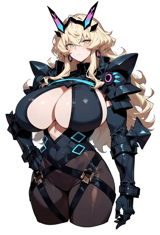 masterpiece, best quality, score_7, safe, barghest (fate), solo, upper body, simple background — by k3scat, made with ComfyUI