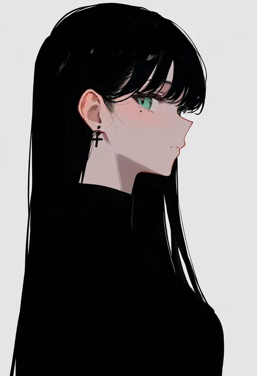 masterpiece, best quality, newest, absurdres, highres, safe, birthmark, 1girl, solo, simple_background — by k3scat, made with ComfyUI