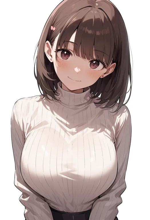 masterpiece, best quality, score_7, safe, anegasaki nene, solo, upper body, simple background — by k3scat, made with ComfyUI