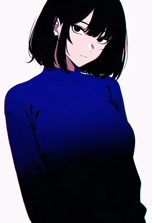 masterpiece, best quality, newest, absurdres, highres, safe, gradient_clothes, 1girl, solo, simple_background — by k3scat, made with ComfyUI
