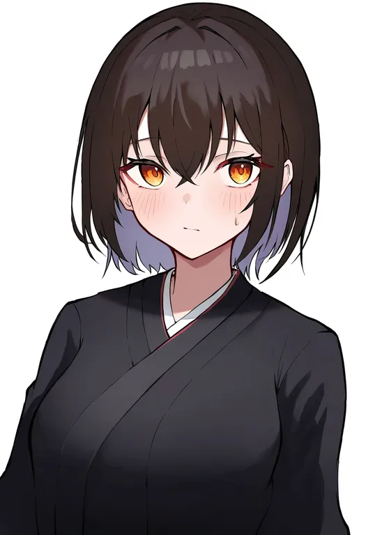 masterpiece, best quality, newest, absurdres, highres, safe, hyakunin_isshu, solo, upper_body, simple_background — by k3scat, made with ComfyUI
