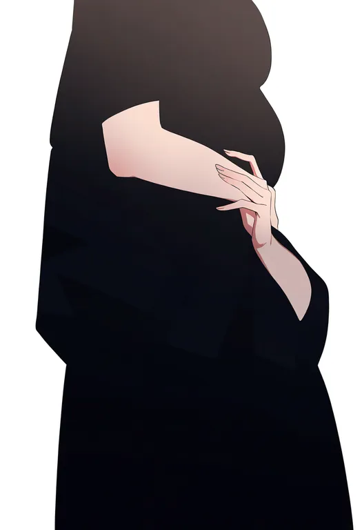 masterpiece, best quality, newest, absurdres, highres, safe, arm_across_chest, 1girl, solo, simple_background — by k3scat, made with ComfyUI