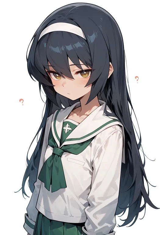 masterpiece, best quality, score_7, safe, reizei mako, solo, upper body, simple background — by k3scat, made with ComfyUI