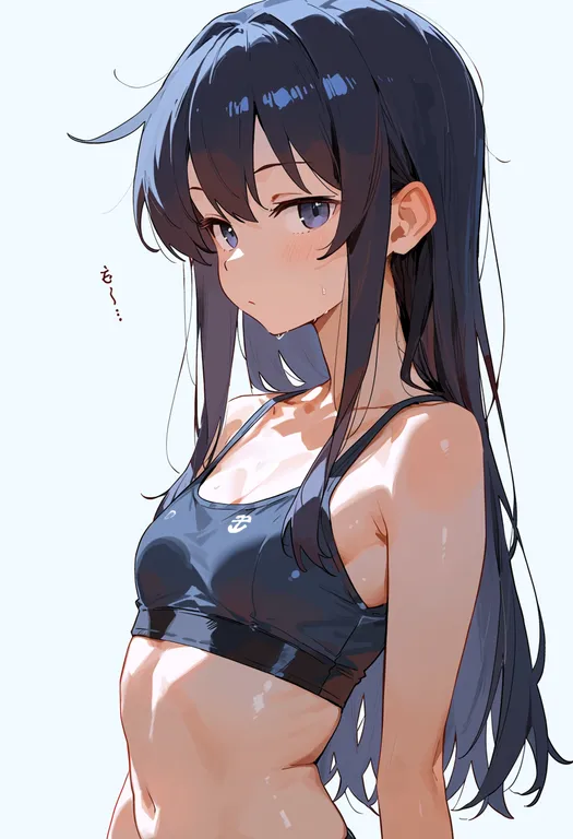 masterpiece, best quality, score_7, safe, akatsuki (kancolle), kantai collection, solo, upper body, simple background — by k3scat, made with ComfyUI