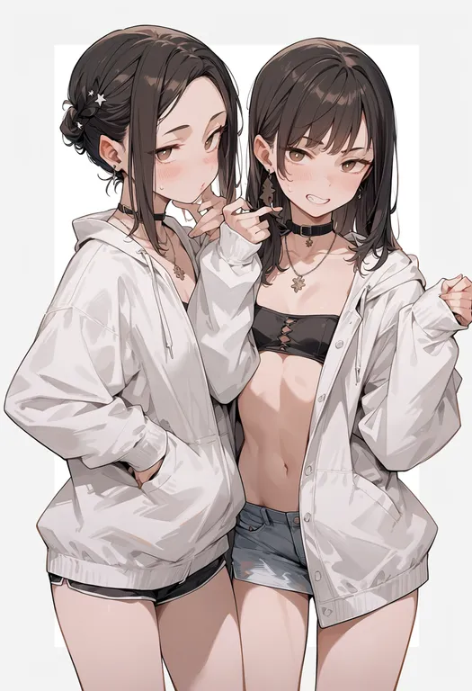 masterpiece, best quality, score_7, safe, multiple traps, 1girl — by k3scat, made with ComfyUI