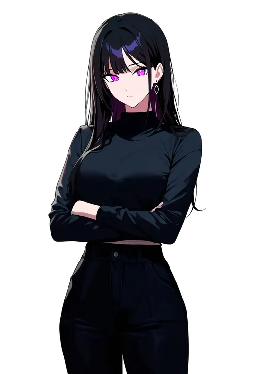 masterpiece, best quality, newest, absurdres, highres, safe, pants_tucked_in, 1girl, solo, simple_background — by k3scat, made with ComfyUI