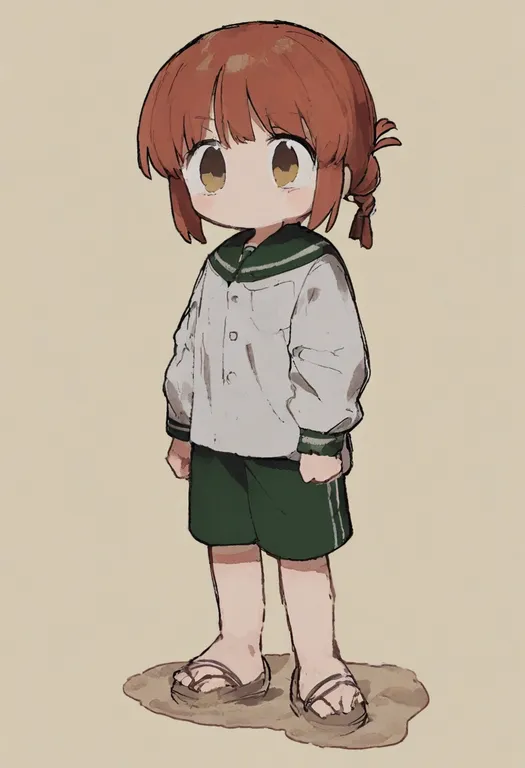masterpiece, best quality, general, sand, 1girl, solo, simple background — by k3scat, made with ComfyUI