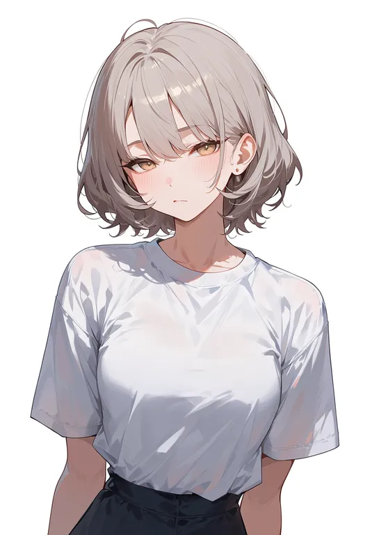 masterpiece, best quality, score_7, safe, tachibana sherry, solo, upper body, simple background — by k3scat, made with ComfyUI