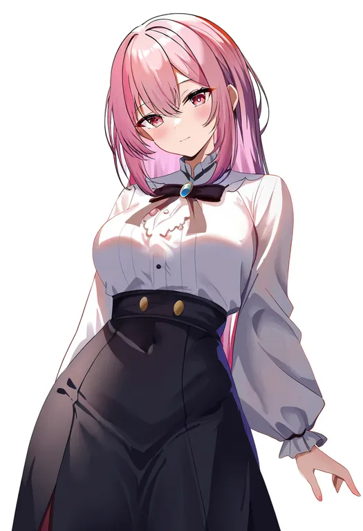 masterpiece, best quality, newest, absurdres, highres, safe, atelier_lilie, solo, simple_background — by k3scat, made with ComfyUI