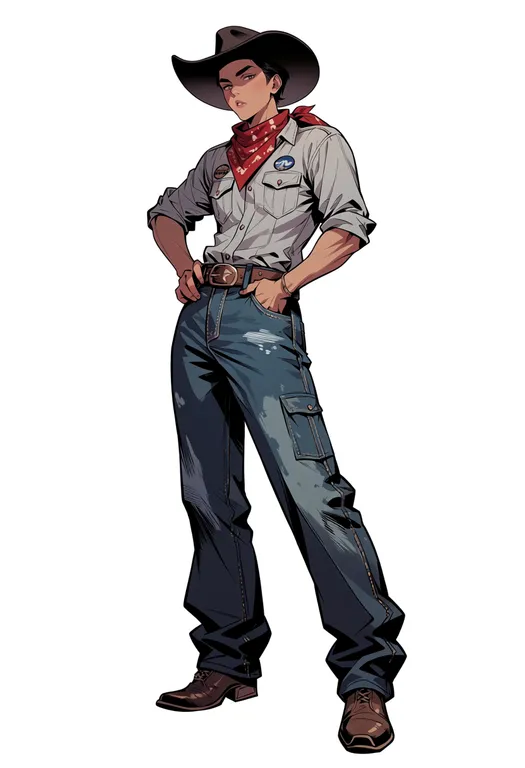 masterpiece, best quality, score_7, safe, dallas cowboys, solo, full body, simple background — by k3scat, made with ComfyUI