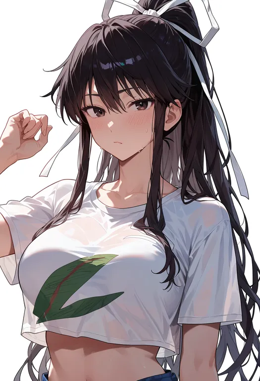 masterpiece, best quality, score_7, safe, kanzaki kaori, solo, upper body, simple background — by k3scat, made with ComfyUI