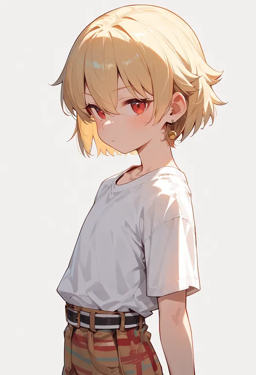 masterpiece, best quality, score_7, safe, child gilgamesh (fate), solo, upper body, simple background — by k3scat, made with ComfyUI