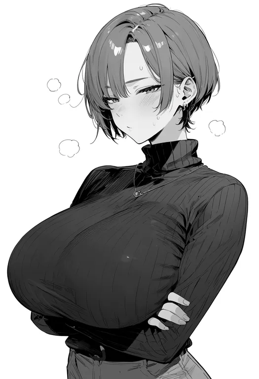 masterpiece, best quality, score_7, safe, rensouhou-kun, solo, upper body, simple background — by k3scat, made with ComfyUI