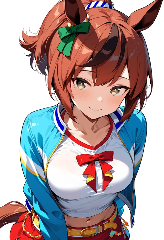 masterpiece, best quality, score_7, safe, nice nature (run&win) (umamusume), umamusume, solo, upper body… — by k3scat, made with ComfyUI