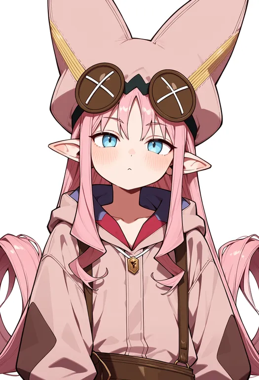 masterpiece, best quality, score_7, safe, habetrot (fate), solo, upper body, simple background — by k3scat, made with ComfyUI