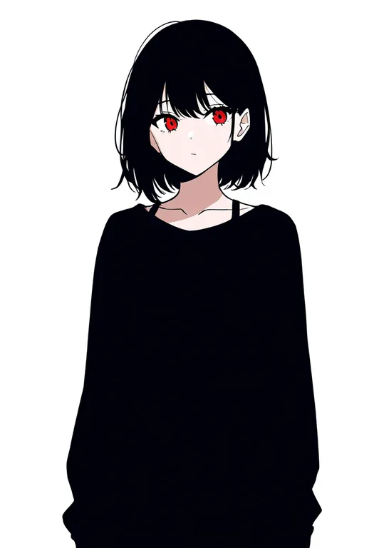 masterpiece, best quality, newest, absurdres, highres, safe, single_stripe, 1girl, solo, simple_background — by k3scat, made with ComfyUI