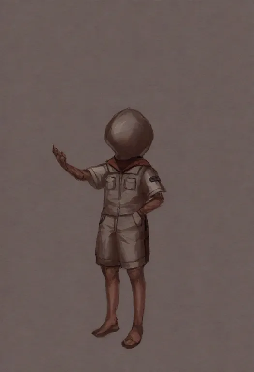 masterpiece, best quality, general, silent hill 2, solo, simple background — by k3scat, made with ComfyUI