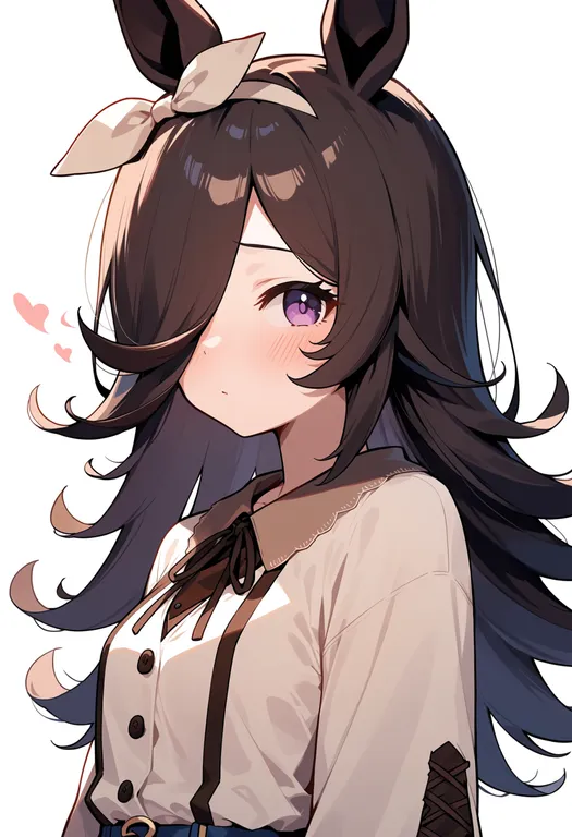 masterpiece, best quality, score_7, safe, rice shower (casual) (umamusume), umamusume, solo, upper body… — by k3scat, made with ComfyUI