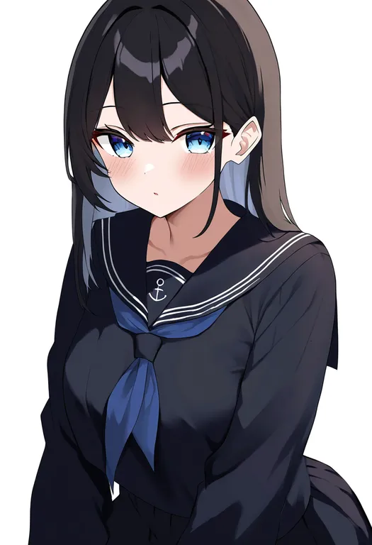 masterpiece, best quality, newest, absurdres, highres, safe, anchor_symbol, 1girl, solo, simple_background — by k3scat, made with ComfyUI