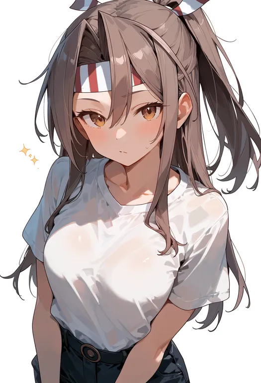 masterpiece, best quality, score_7, safe, zuihou (kancolle), solo, upper body, simple background — by k3scat, made with ComfyUI