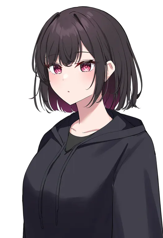 masterpiece, best quality, newest, absurdres, highres, safe, studio_mappa, solo, simple_background — by k3scat, made with ComfyUI