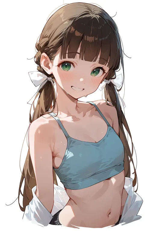 masterpiece, best quality, score_7, safe, sakurakoji kinako, solo, upper body, simple background — by k3scat, made with ComfyUI