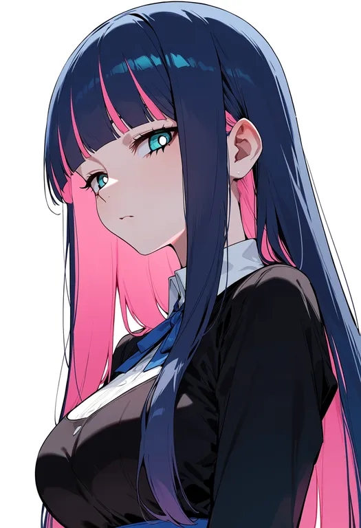 masterpiece, best quality, score_7, safe, stocking (psg), solo, upper body, simple background — by k3scat, made with ComfyUI