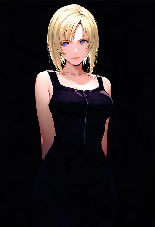 masterpiece, best quality, newest, absurdres, highres, safe, parasite_eve_ii, solo, simple_background — by k3scat, made with ComfyUI